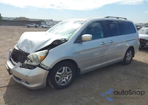 2007 Honda Odyssey Ex-L z USA, uszkodzony, nr VIN 5FNRL38647B461707
